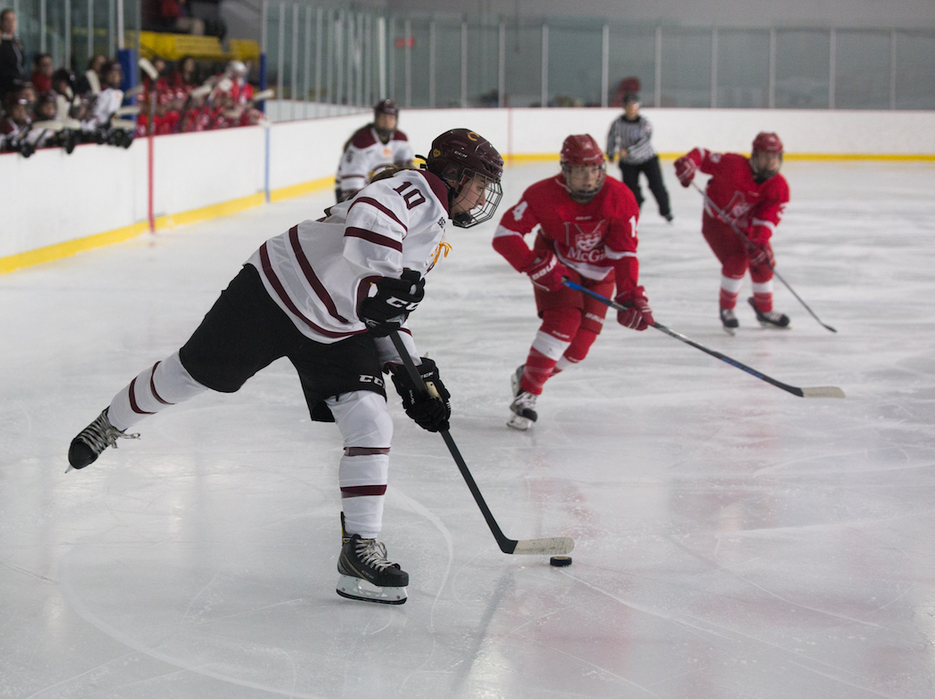 McGill 5 Concordia 3 Stingers Womens Hockey Season Ends On A