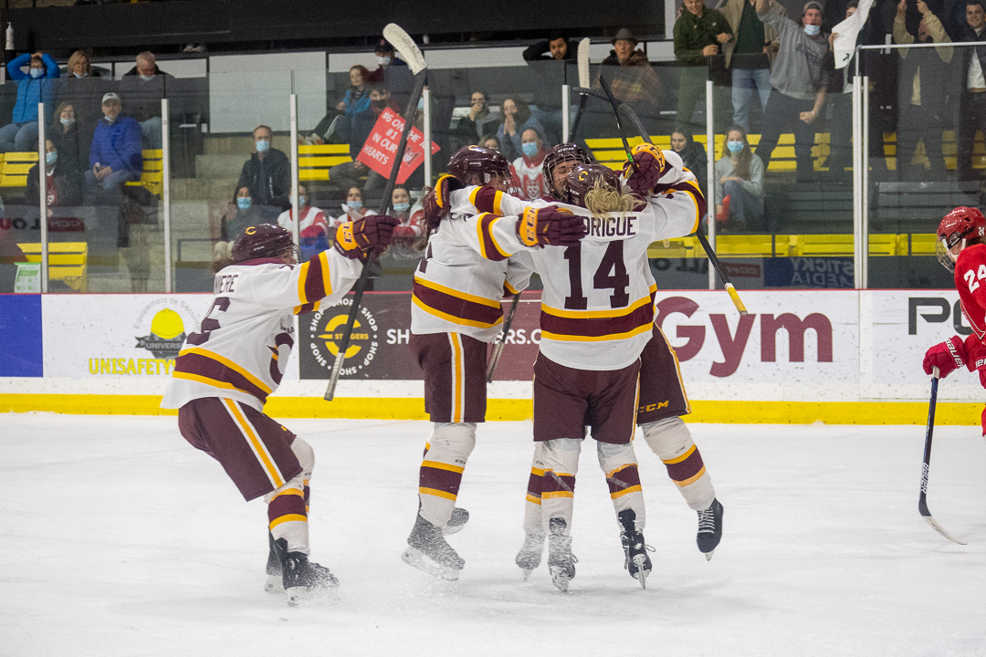 Concordia 4 McGill 1 Stingers Womens Hockey Win RSEQ Championship