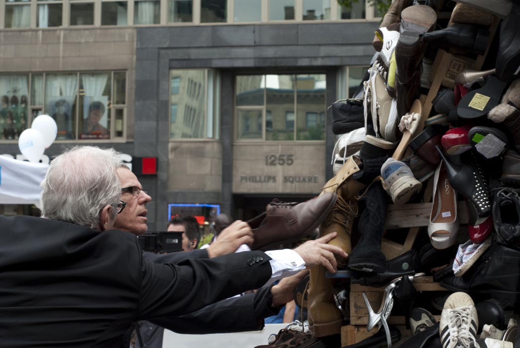 A Mountain of Shoes News The Link