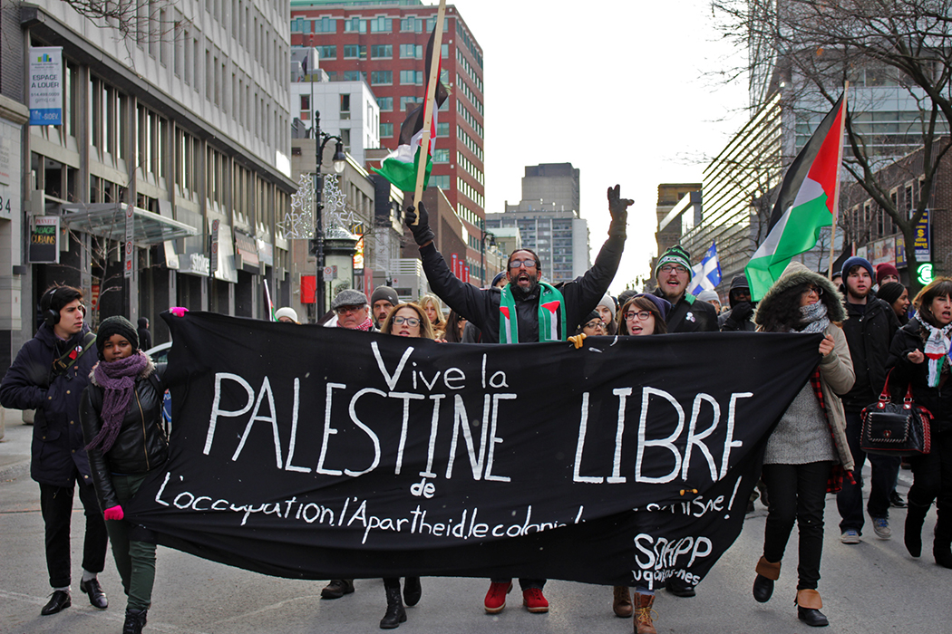 Montreal Marches For Palestine News The Link