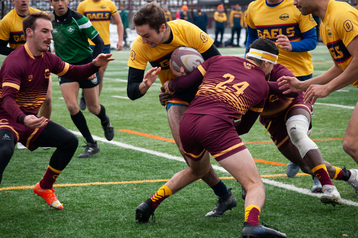 Queen’s 31, Concordia 22 Too Little, Too Late for Stingers Men’s Rugby Team Sports The Link