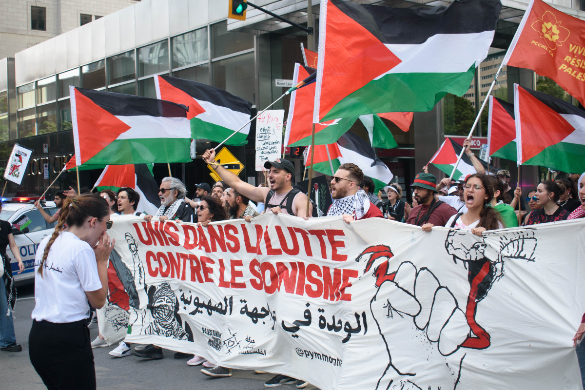 Montrealers protest 300 days of genocide in Palestine | News