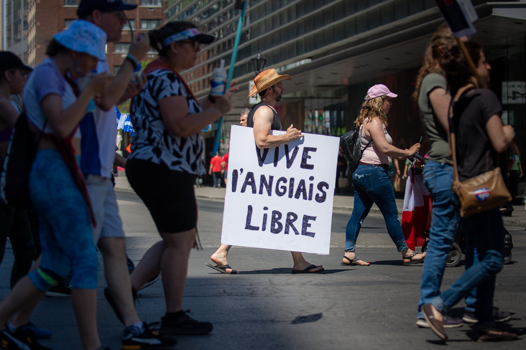 Students at McGill University in Montreal Protest Anti-Trans Speaker