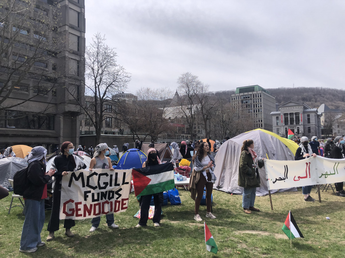 Students set up indefinite encampment for Palestine at McGill | News - Vimarsana News