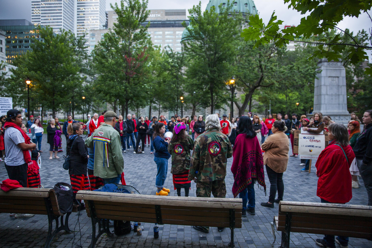 Montrealers stand in solidarity with the Search the Landfill movement | News - Vimarsana News