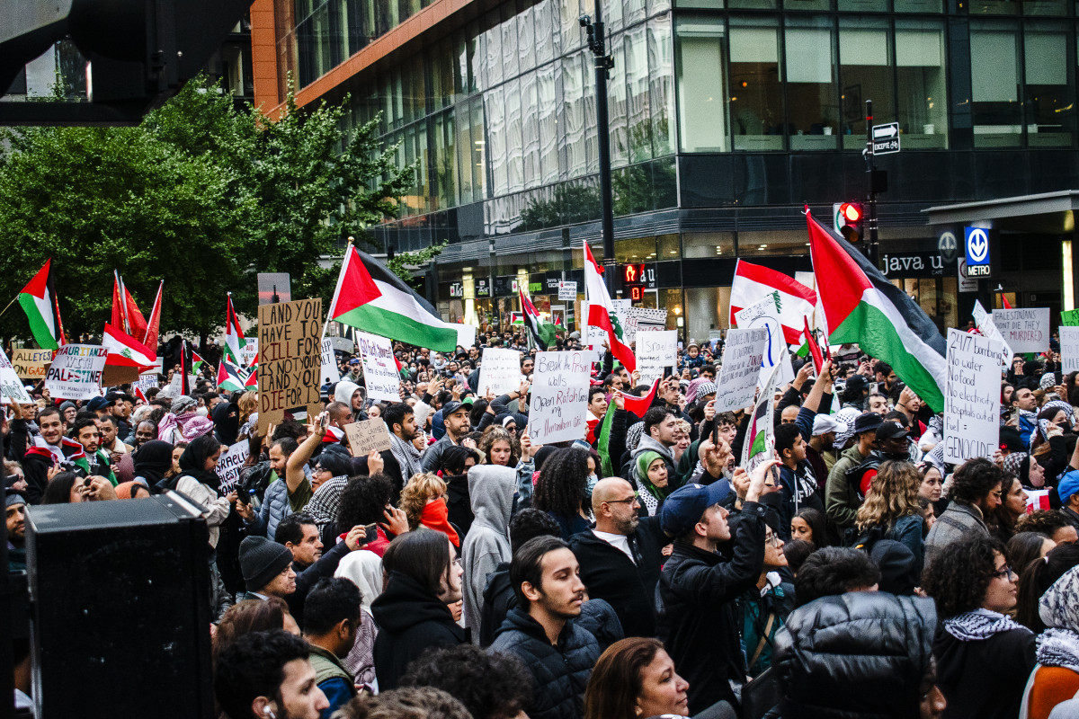 Montreal pro-Palestinian march for Gaza | News – The Link