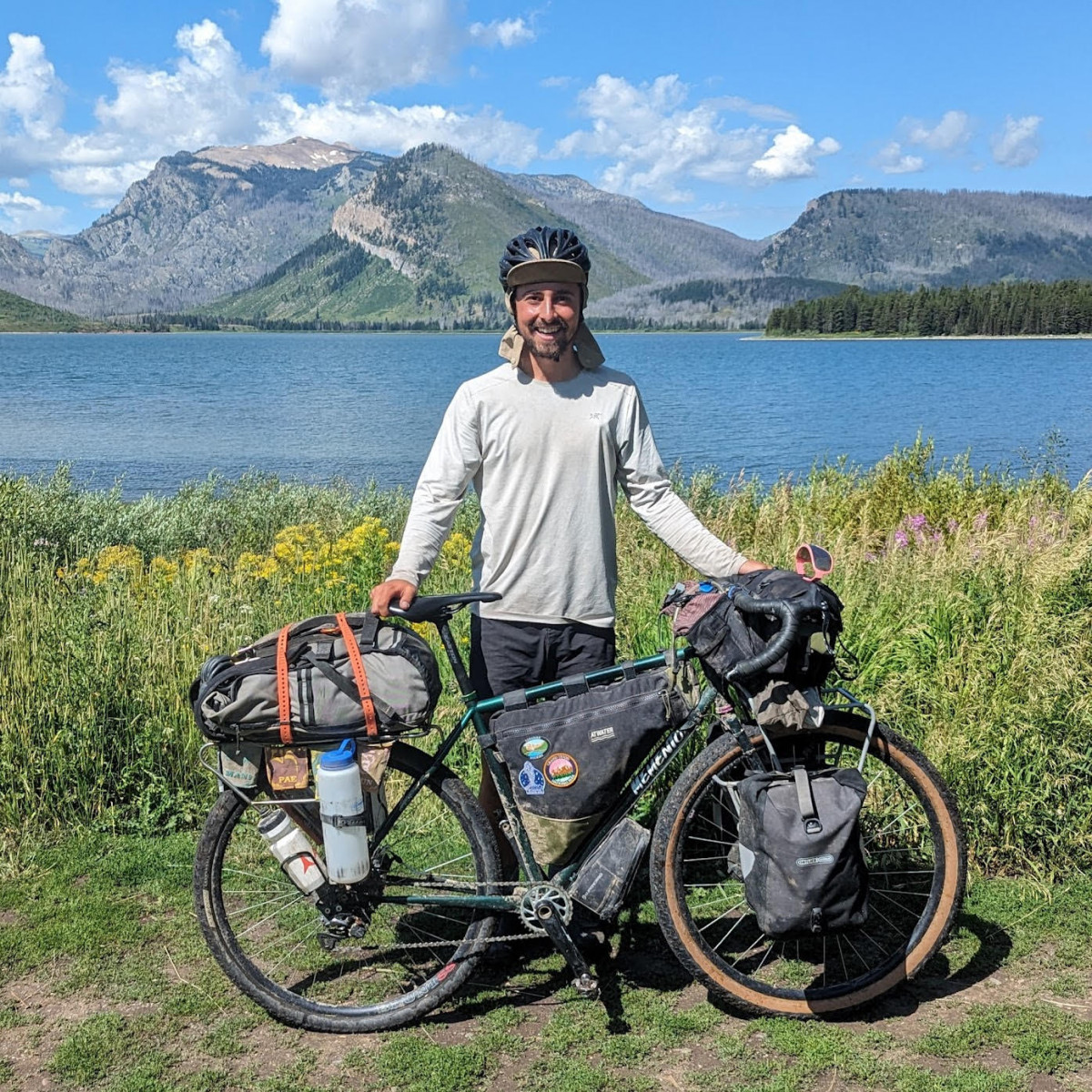 El viaje ciclista panamericano de Philippe Robin