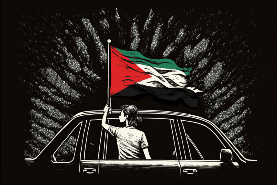 Our Right to Raise Our Flag:” Car Rally for Palestine